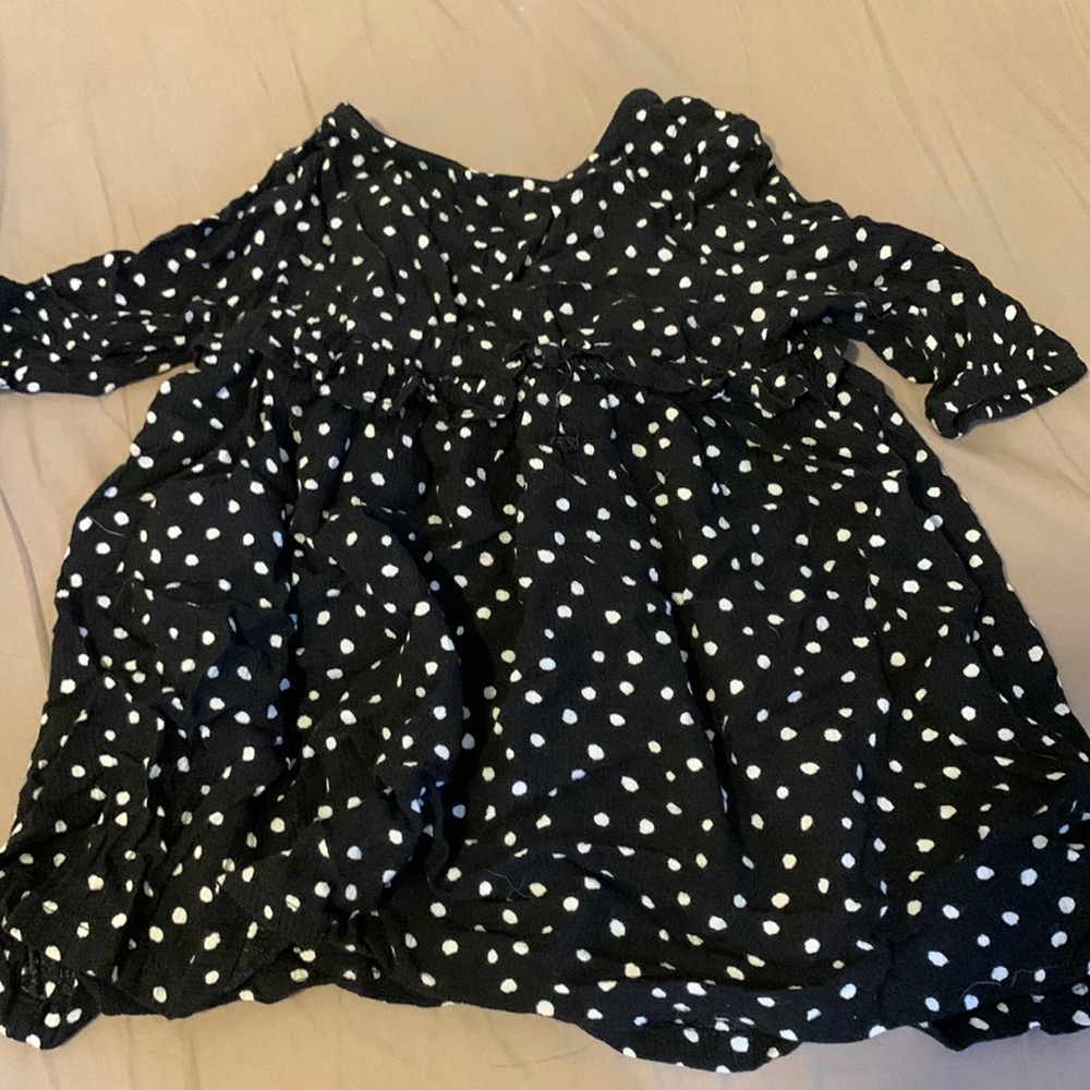 ON 18-24M polka dot dress long blouse